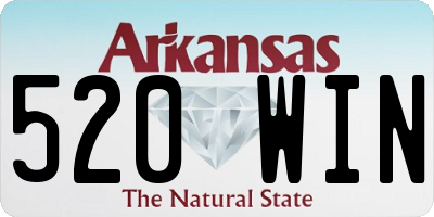 AR license plate 520WIN