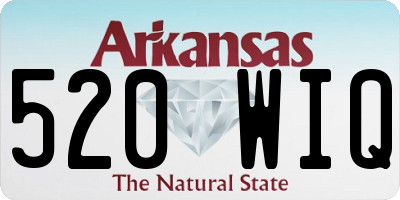 AR license plate 520WIQ