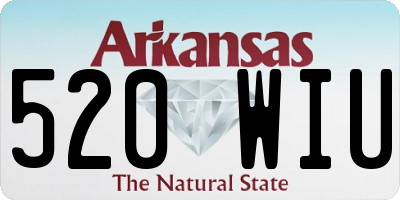 AR license plate 520WIU