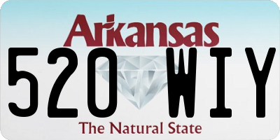 AR license plate 520WIY