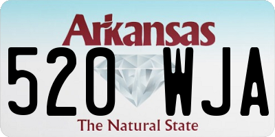 AR license plate 520WJA