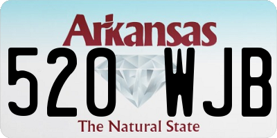 AR license plate 520WJB