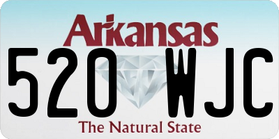 AR license plate 520WJC