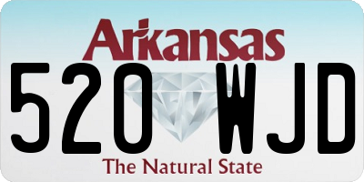 AR license plate 520WJD