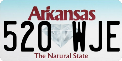 AR license plate 520WJE