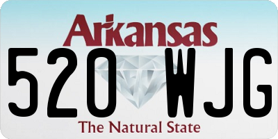 AR license plate 520WJG