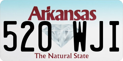 AR license plate 520WJI