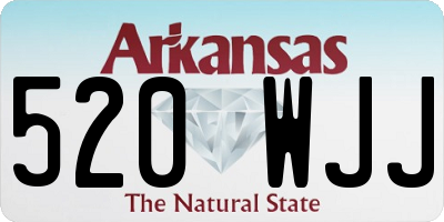 AR license plate 520WJJ