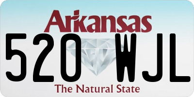 AR license plate 520WJL