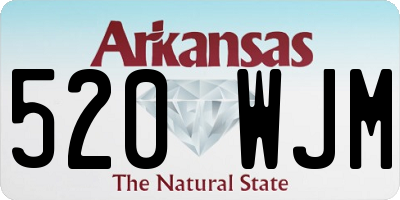 AR license plate 520WJM