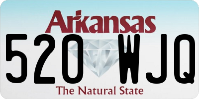 AR license plate 520WJQ