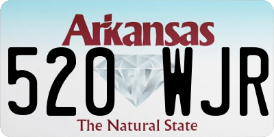 AR license plate 520WJR