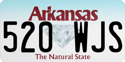 AR license plate 520WJS