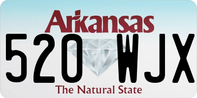 AR license plate 520WJX