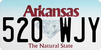 AR license plate 520WJY