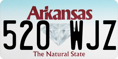 AR license plate 520WJZ