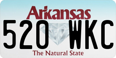AR license plate 520WKC