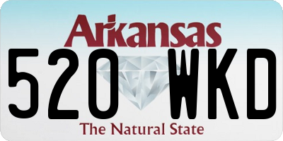 AR license plate 520WKD