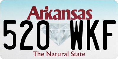 AR license plate 520WKF