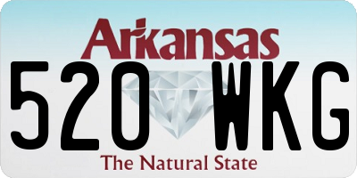 AR license plate 520WKG