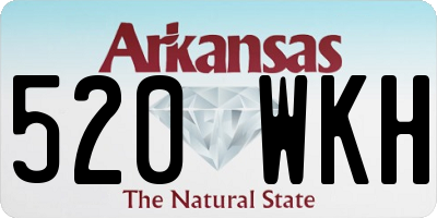 AR license plate 520WKH