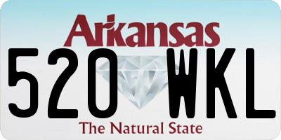 AR license plate 520WKL