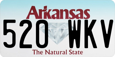 AR license plate 520WKV