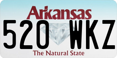 AR license plate 520WKZ
