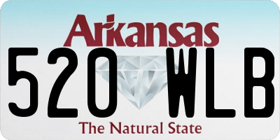 AR license plate 520WLB