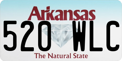AR license plate 520WLC