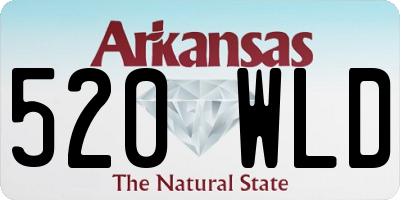 AR license plate 520WLD