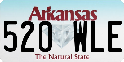AR license plate 520WLE