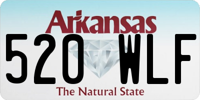 AR license plate 520WLF