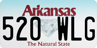 AR license plate 520WLG