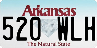 AR license plate 520WLH