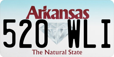 AR license plate 520WLI