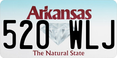 AR license plate 520WLJ