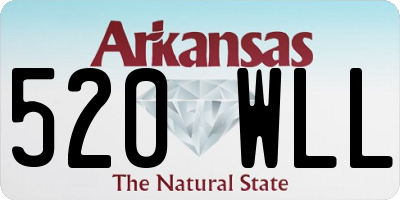 AR license plate 520WLL