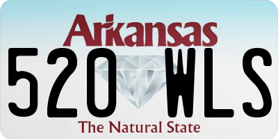 AR license plate 520WLS