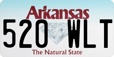AR license plate 520WLT