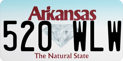 AR license plate 520WLW