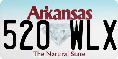 AR license plate 520WLX