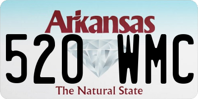 AR license plate 520WMC