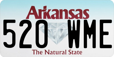 AR license plate 520WME