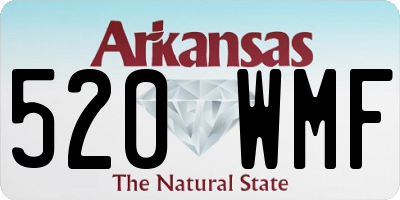 AR license plate 520WMF