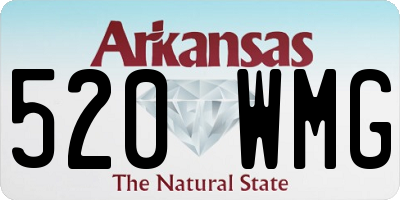 AR license plate 520WMG