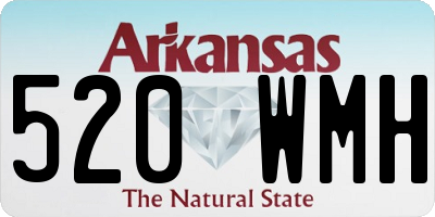 AR license plate 520WMH