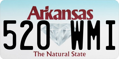AR license plate 520WMI