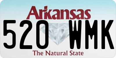 AR license plate 520WMK