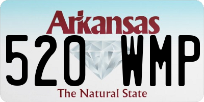 AR license plate 520WMP